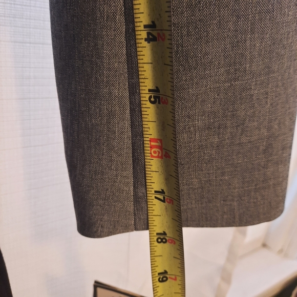 Nine West Gray Cropped Blazer with Waterfall Collar - Picture 8 of 10